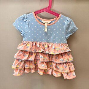 Girls Matilda Jane Dream Chasers Piece of Cake Top- Size 2‎